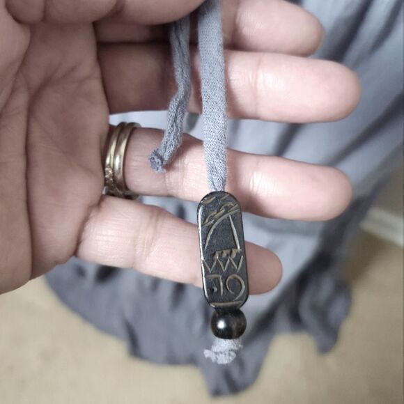 Michelle Jonas Hippie Gauze Maxi Dress Gray Size M New - Picture 14 of 14